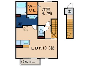 オレンジハウスの物件間取画像